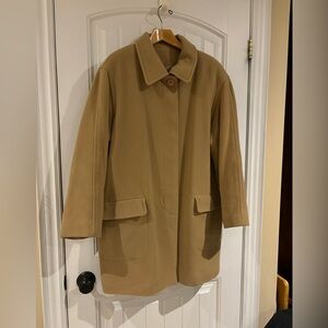 Tan Wool/Cashmere Coat